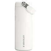 Stanley IceFlow&trade; Aerolight&trade; Flip Straw 2.0 Pipetli Su Şişesi, Beyaz (Frost), 0.47 Litre