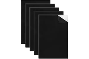 HTOBRIC Schaumstoffplatte Selbstklebende Schwarz,Vielseitig Schaumstoff Selbstklebend Geschlossene Zelle Schaumstoffrolle Schalldämmung Rutschfest Isolierung Stoßdämpfung (300mm(B)x13mm(D)x200mm(L)，5pcs)