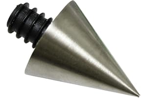 Gardinia botón, metal, acero inoxidable, 4.6