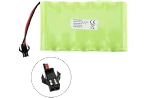 efaso Batterie Ni-Mh 7,2 V 400 mAh avec fiche HBX pour Huina Bagger 1350, 1550, Revell Digger 2.0 24924 (43590), Amewi 22403, s-Idee 18145