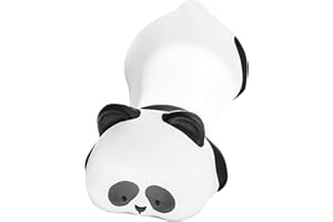 VALICAER Podpórka pod nadgarstki, podkładka pod nadgarstki, kreskówka poduszka na nadgarstek, śliczne poduszki na nadgarstek, uchwyt na biurko 12.5 x 6 cm do domu biurowego komputera, laptopa, gier (panda)