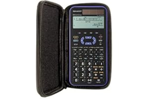 WYNGS Custodia protettiva Nera compatibile con la calcolatrice Sharp EL-W531XG