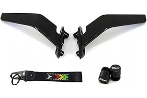 ZeNaha Nuovi specchietti retrovisori for Moto Accessori for specchietti in Alluminio Regolabili compatibili con Yamaha T-MAX560 T-Max 560 TMAX560 TMAX 560 2022 2023