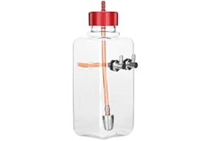 Alupre Rc Fuel Tank,Remote Control Model Transparent Fuel Tank for RC Airplane Model Transparent Plastic Model Accessory 300ml (15-26CC RC Airplane)