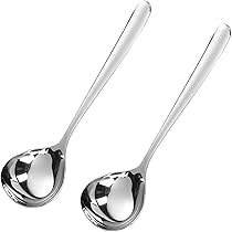 Lot De 2 Louches à Soupe En Inox 30,2cm - Bec Verseur, Pour Soupes, Sauces, Ragoûts (lave-vaisselle Safe)