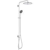 GROHE Vitalio Joy System 260 Y&ouml;n Değiştiricili Duş Sistemi | Duvar Dışı Bağlantı | 3 Akışlı Tepe Duşu / 3 Akışlı El Duşu / 17