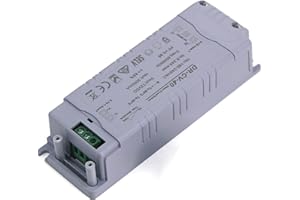 EAGWELL LED Driver 12V Dimmable, 40W 3.33A LED Transformer 240 to 12V, Constant Voltage Thin LED Power Supply, Low Voltage Transformer for LED Strip Lights and G4, MR11, MR16 LED Light Bulbs