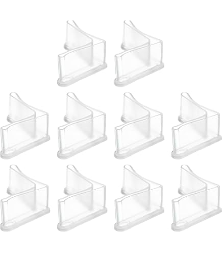 Confezione Da 20 Copripiedini Antiscivolo In PVC Per Portacoperchi E Gambe Di Supporto, Trasparenti, Facili Da Montare, Proteggono Da Graffi E Usura