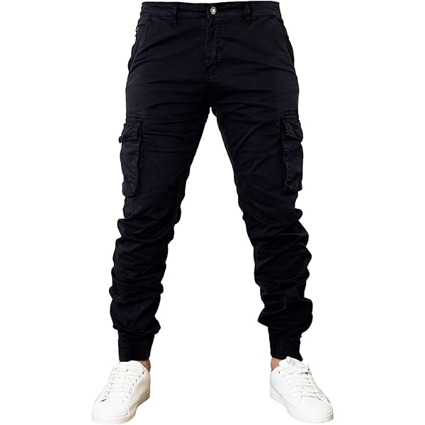 Aulemen Cargobroek voor heren, lange broek, elastische taille met trekkoord, joggingbroek voor heren, met zakken, outdoor, vrijetijdsbroek, M-3XL, groen, XXL Aulemen Cargobroek voor heren, lange broek, elastische taille met trekkoord, joggingbroek voor heren, met zakken, outdoor, vrijetijdsbroek, M-3XL, groen, XXL