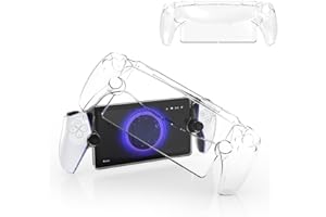 QINOUK Transparente Funda para Sony Playstation Portal, [Shockproof] Rígida PC Anti-Rayaduras Protectora Funda Case Compatible con Sony Playstation Portal