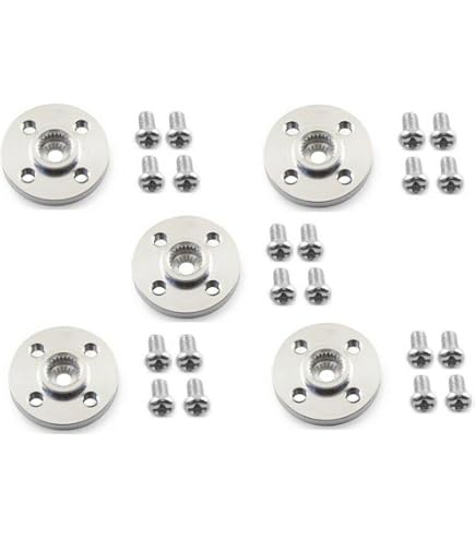 Youmile 10 Bras De Servo 25T En Aluminium - 5 Couleurs, 14 Mm Entre-axes, M3, Pour Futaba, Hitec, TowerPro - RC 1/10, 1/8