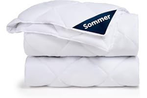 Blumtal Sommartäcke 200x220 cm - OEKO-TEX | Lätt sommartäcke (150g/m²) för varma nätter. Andas, mycket mjukt och tvättbart i