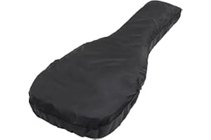 Harilla Gitarrenrucksack Staubschutz Instrumententasche Regenschutz Wetterfest Schwarz Wasserdicht Soft Bass Case Cover für Acoustic Electric Classical, Volk