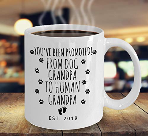 Baby Announcement New Grandpa Gift Pregnancy Reveal Promoted To
