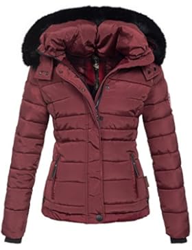Navahoo warme Damen Winter Jacke Parka Mantel Stepp Kurzjacke gefüttert B301