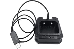 RONGWEIWANG di Ricambio per UV-XR UV-9R Plus per per A58 BF-9700 Radio USB Li-Ion Radio caricabatteria Input 5V 1A