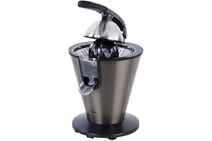 Jata EX1057 - Exprimidor eléctrico de brazo de acero inoxidable. Filtro regulador de pulpa. Extracción continua. Sistema antigoteo. Desmontable. Fácil limpieza. 300 W de potencia. Silencioso.