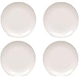 Maxwell & Williams Cashmere Side Plates, Fine Bone China, Coupe Style, 19 cm - White (4 Piece Side Plate Set)