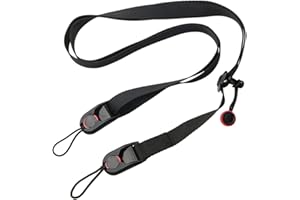 SDFAA Correas de Hombro para Cámara, Correa Ajustable para Cámara, Correa Hombro Universal Cámara, Correa Hombro para Cámara Ajustable Longitud con Clip Liberación Rápida, para Cámara SLR, Cámara Digital