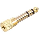 Alfais 4458 6.3 mm Male To 3.5 mm Female Converter Converter Jack Adapter