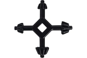 AESTUSTHERI 4-in-1 Drill Chuck Key - Universal Chuck Key for Electric Drill - Multifunctional Steel Chuck Key for Tightening and Loosening - Fits Most Power Tools (12.7mm-14mm-16mm-16.5mm)