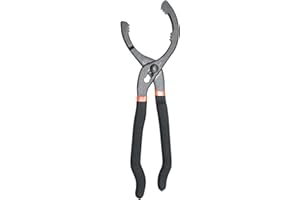 Thsakzo Ölfilterschlüssel, Verstellbare Ölfilterzange Set, Ölfilterspinne, Werkzeug mit Rutschfestem Griff (12inch)