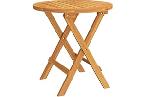 ‎VIDAXL vidaXL Stolik bistro, Ø46x47 cm, lite drewno akacjowe