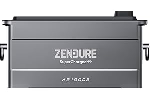 ZENDURE SUPERCHARGED Zendure SolarFlow AB1000S, 960Wh Batería LiFePO4, capacidad extensible de 960 ~ 7680 Wh, impermeable IP65, función de auto-elevación, sistema de extinción de incendios por aerosol