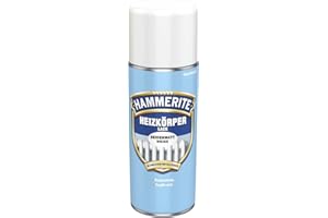 Hammerite Heizkörperlack Spray Seidenmatt, Speziallack, Weiss, 400 ml