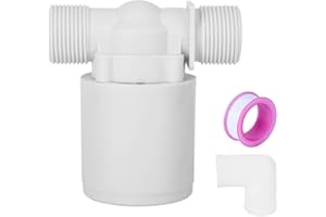ZHUOLONG Valvola a Sfera Galleggiante, Valvola di controllo dell'acqua da 3/4 pollici, valvola di controllo automatica del livello dell'acqua, Ingresso laterale interno per serbatoi d'acqua Torri Piscine