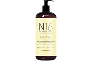 Crème Bio Karité N16 Professionnel - Définition boucles - Certifié Cosmos Organic ECOCERT - Sans Sulfate Parabène - Marque Française - 350ml
