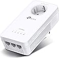 TP-Link WLAN Powerline Adapter TL-WPA8631P(Dualband WLAN 1200Mbit/s, AV1300 Powerline, Steckdose, Wifi Clone, MU-MIMO, 3 Giga
