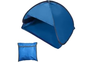 YUIP Tente Appuie-tête,Tente paresseuse Tente Entièrement Automatique Vitesse,Tente Pop-up Automatique,Support de Téléphone Portable Multifonctionnel Tente pour Jardin Extérieur Intérieur,Bleu