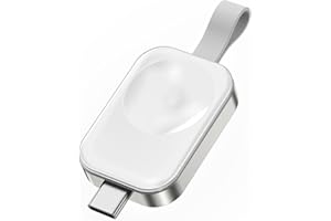 ‎MMOBIEL MMOBIEL Bezprzewodowa Ładowarka Kompatybilny z Apple Watch - Kompaktowa Ładowarka USB-C Kompatybilny z Apple iWatch & AirPods Również - Magnetyczna Szybka Stacja Ładująca