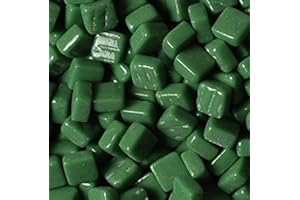 HOBBY ISLAND MOSAICS Glass Micro Mosaic Craft Tile Spruce Green