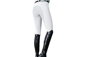 Minetom Pantalon D'Équitation pour Femmes Taille Haute pour Les Cavaliers Skinny Pantalon De Tir À l'arc Leggings avec Poche