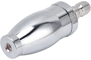 TOPINCN Ugello Rotante, ugello per rondella ad Alta Pressione in Acciaio Inossidabile con Spina ad Attacco rapido da 1/4 di Pollice per la Pulizia della Barca