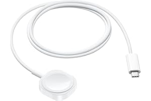 fuvoki Fast Charger for Apple Watch, 1.5M USB-C Magnetic Charging Cable, iWatch Charger Compatible with Apple Watch Series 8 7 SE 6 5 4 3 2 Uitra White