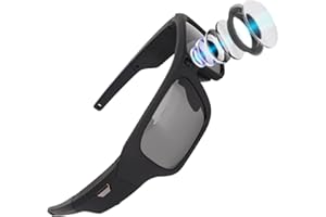 Annadue Video Camera Sunglasses Smart Eye Camera Glasses, HD Support Memory Card 4K Photo 2K Video Recording Sunglasses for Sports Cycling Fishing, Built in 500mAh Battery