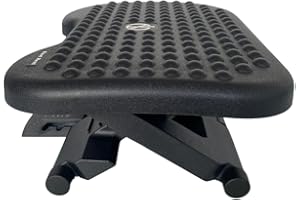 AP EMPORIUM LTD Ergonomic Adjustable Foot Rest | Comfort Foot Stool with Tilting Platform | Ideal for Office, Home, Gaming | Enhanced Posture & Circulation