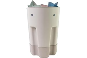 Shnuggle Ellie Badespielzeug-Aufbewahrungsschaufel & Organizer | Baby- & Kleinkind-Badespielzeug-Trocken-Caddy mit Abtropfschale | Hergestellt aus 98% recyceltem Kunststoff | Trocknet besser als ein