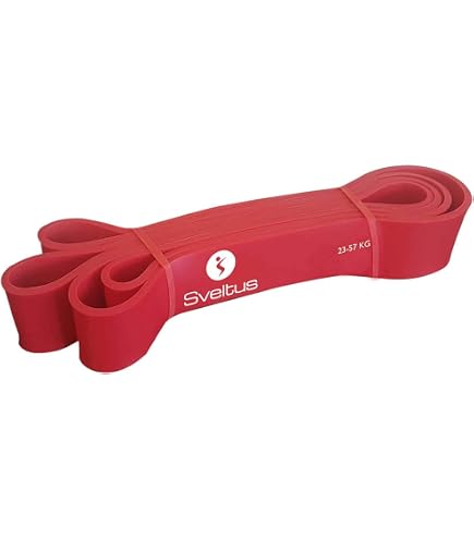 Band élastique Fitness Orange - Résistance 9-25kg - Pour Musculation Et Renforcement - En Latex