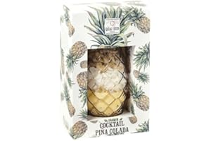 Ebiz Verre Ananas Cocktail à ingrédients pour Pina Colada préparation