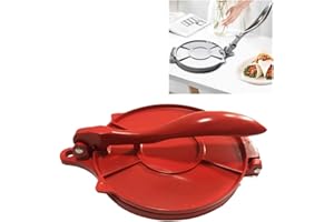 WSRRDRECVHi Prensa de tortilla de 8 pulgadas, máquina de tortilla de hierro fundido, herramienta para hornear tortillas de maíz, prensa de tortilla de harina de grosor, máquina prensadora de tortilla