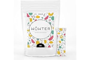 WOWTER by AMZ BETTER, Bebida Instantánea, Surtido de 12 Gustos Mezcla de Fruta del Dragón Para Aromatizar el Agua, Sin Calorías, Libre de OMG, Sin Gluten, Sin Azúcares, Made in Italy, 48
