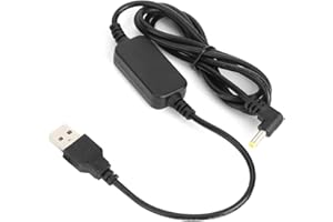 AKOZON 1,2 M 3,9 Pies Portátil, Cable Apto para Yaesu VX 6R VX7R Cargador USB FT60R VX177 Radio Walkie Talkie