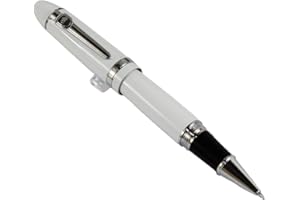 GULLOR Jinhao 159 Rollerball pen con penna sacchetto originale - Bianco