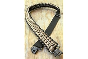 vsdfvsdfv Verstellbarer 550er Paracord Gewehrgurt mit Drehgelenk