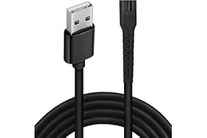Kaynway Chargeur câble USB pour Wahl Tondeuse Cheveux Compatible avec Wahl Magic Clip Senior Detailer Super Taper Cordless Clipper, Chargeur câble pour Wahl 8164 Finale Rasoir & Vanish Rasoir