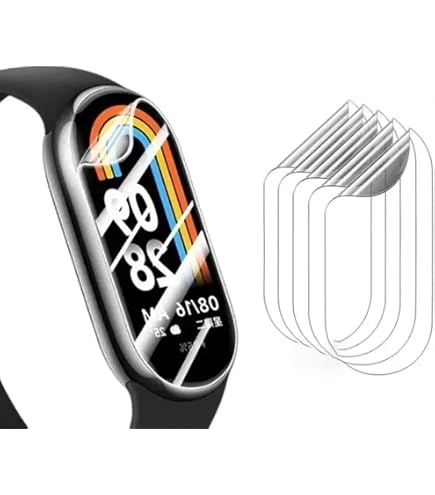 5 Films Hydrogel Pour Xiaomi Smart Band 10 - Protection D'Écran TPU, Transparent, Anti-Rayures, Auto-Réparation